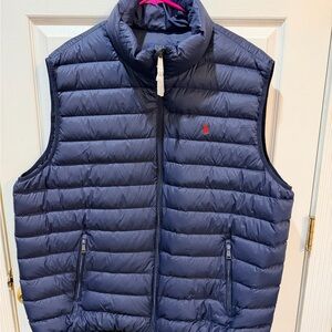 Polo by Ralph Lauren Navy Blue Packable Down Vest NWT Size 2XLT Tall